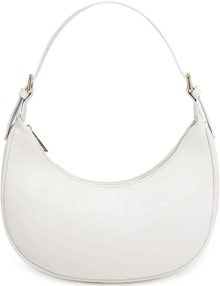 Fashion Small Crescent Underarm Shoulder Bag for Women Trendy Purse Hobo Handbags Clutch Crossbody Bag