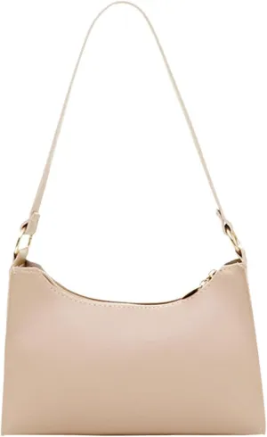 Fashion Women Leather Solid Color Underarm Bag Phone Bag Shoulder Bags Messenger for Men (Khaki, One Size)