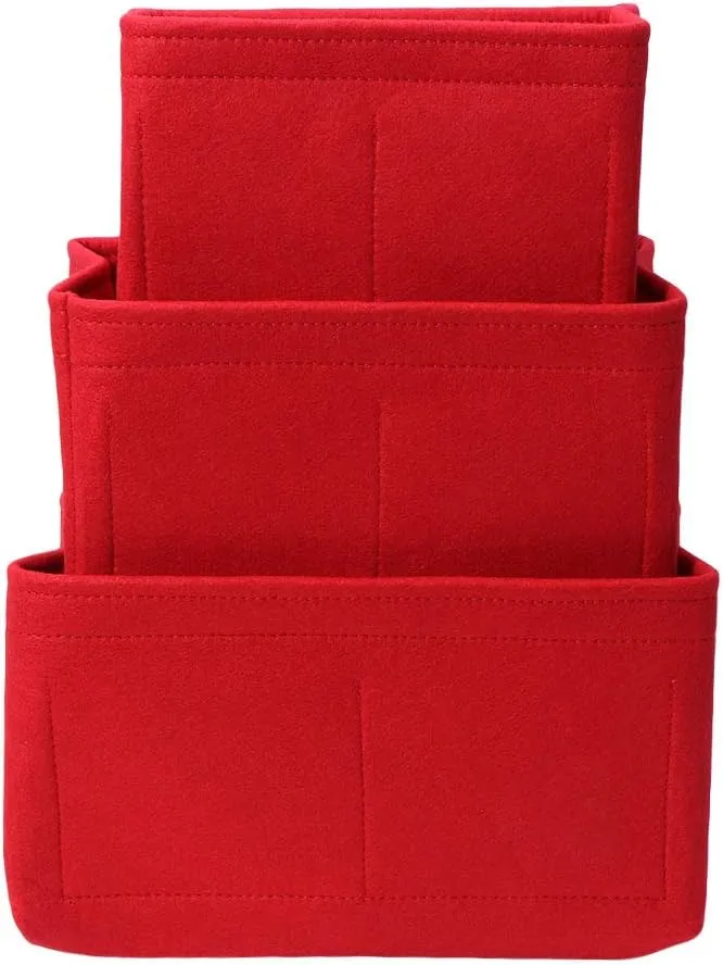 Felt Insert Bag Makeup Handbag Organizer Travel Inner Purse Portable Cosmetic Ba