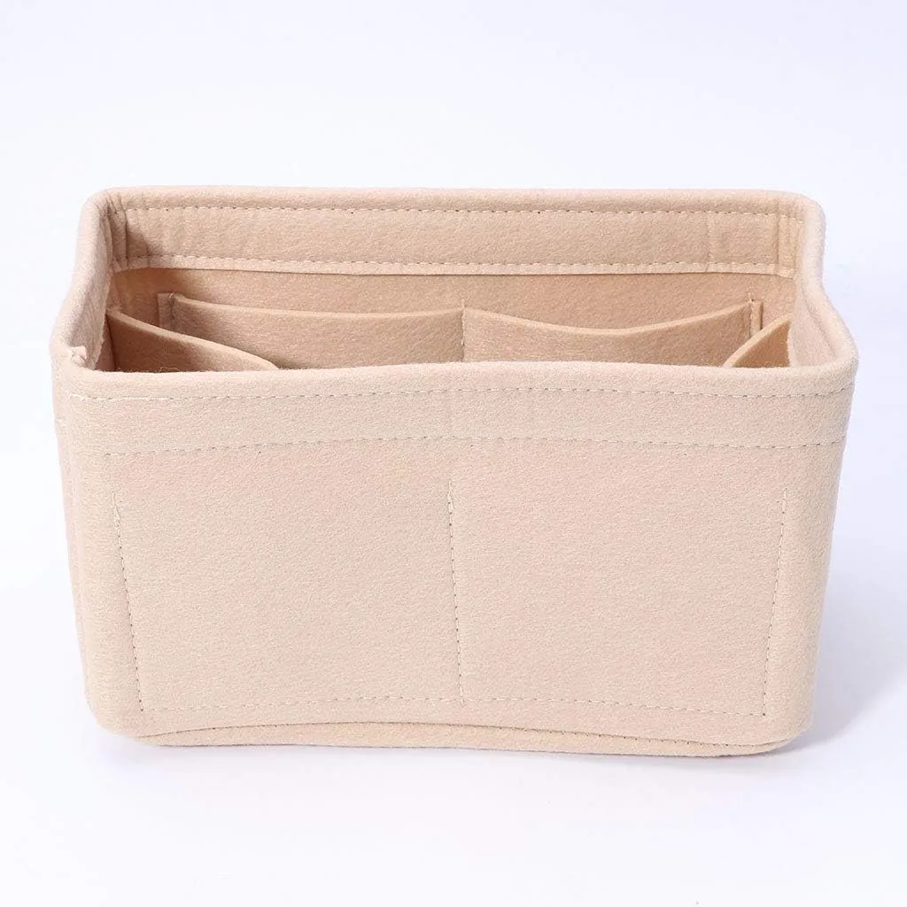 Felt Insert Bag Makeup Handbag Organizer Travel Inner Purse Portable Cosmetic Ba