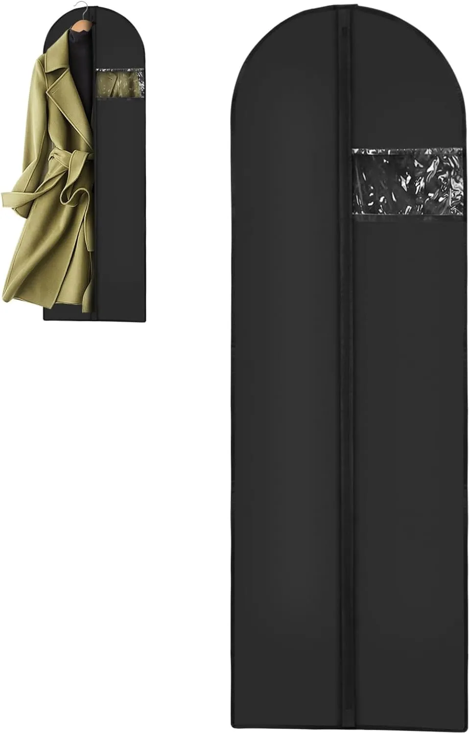 Foldable Suit Garment Bag Versatile Hanging Travel Bag for Formal Gowns Suits Dresses Sturdy Peva Material for Storage Travel Stylish Design for Men