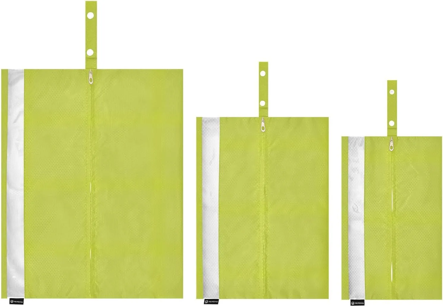 Garment Bag Closet Storage, Luggage Space Saver, Solid Color Light Green, Waterproof, 3 Set Travel Packing Cubes For Suitcases, Luggages Management Personnel