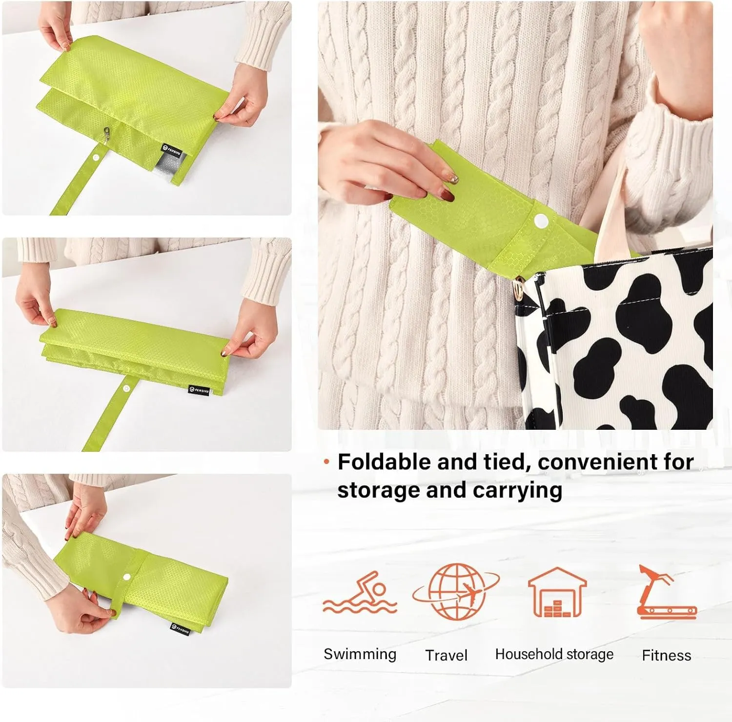Garment Bag Closet Storage, Luggage Space Saver, Solid Color Light Green, Waterproof, 3 Set Travel Packing Cubes For Suitcases, Luggages Management Personnel