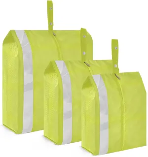 Garment Bag Closet Storage, Luggage Space Saver, Solid Color Light Green, Waterproof, 3 Set Travel Packing Cubes For Suitcases, Luggages Management Personnel