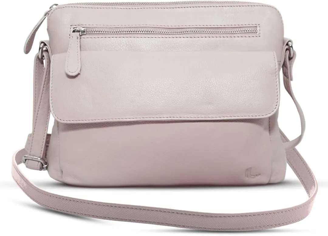 Genuine Leather Crossbody Bag for Women  Medium Size Leathure Purse, Stylish and Durable Handbags for Women