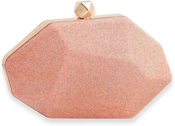 Handbag Women's Bridal Wedding Purse Glitter Irregular Shoulder Elegant Crossbody Evening Clutch Ladies Sparkly