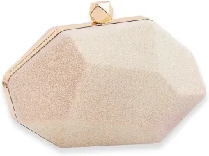 Handbag Women's Bridal Wedding Purse Glitter Irregular Shoulder Elegant Crossbody Evening Clutch Ladies Sparkly