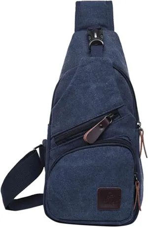 Hiking Chest Travel Portable Men Messenger Bag Fashion Outdoor Canvas Chest Bag Bike Functional Pocket Travel