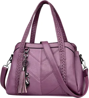 Hobo Hobo Crossbody Purses for Women Shoulder Bag Multipocket Soft Purses Removable Strap Leather Handbags