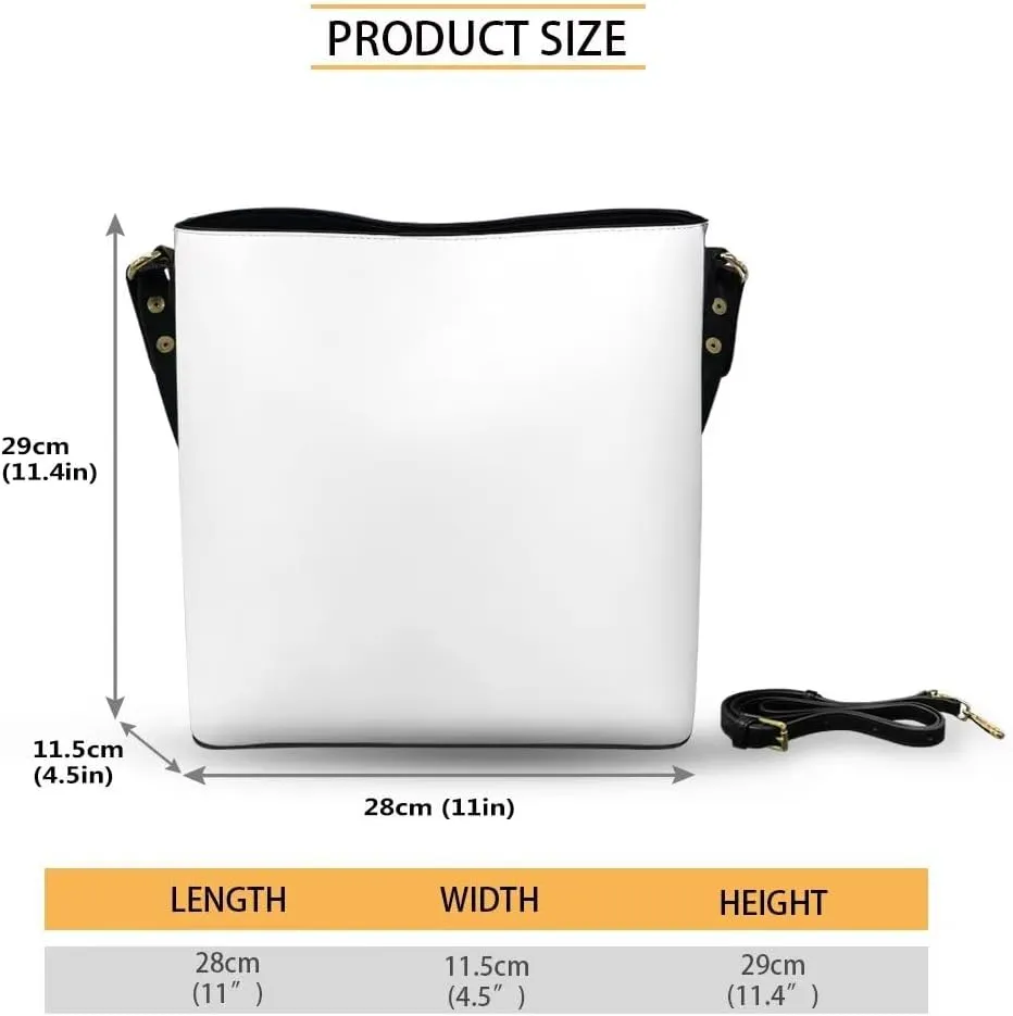 HUGS IDEA Hobo Bag for Women 2 Pack Bucket Bag Portable Car Key Bag Leather Handbag Crossbody Purse