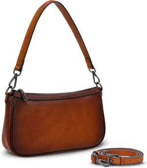 Iswee Genuine Leather Shoulder Bag for Women Crossbody Purses and Handbags Hobo Bag