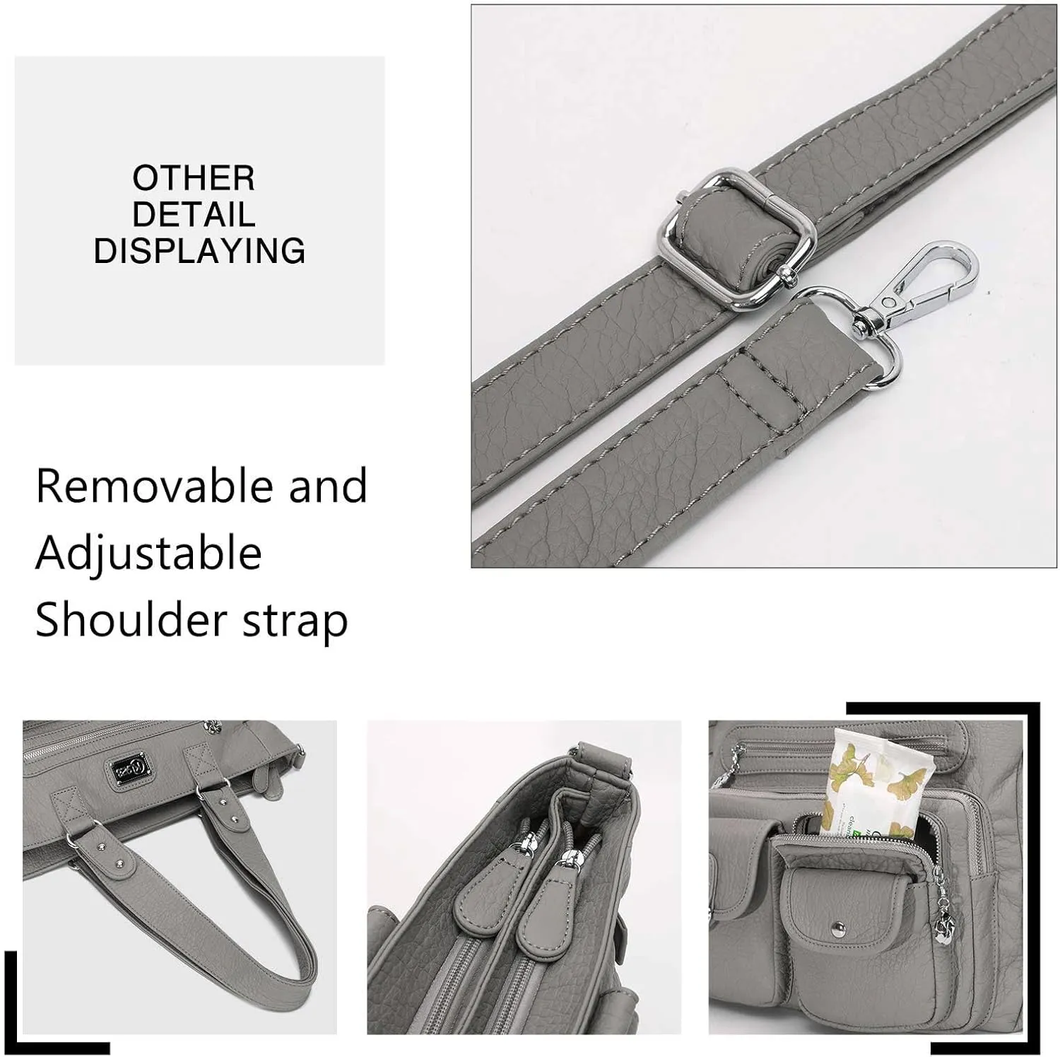 KL928 Large Purses for Women Shoulder Bag Tote Handbags Stylish Vegan Leather Hobo Bags Ladies