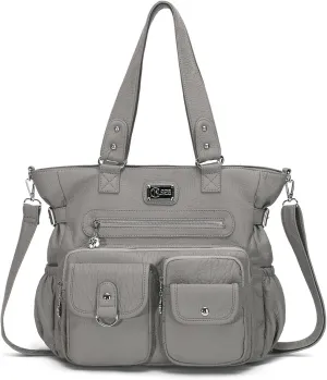 KL928 Large Purses for Women Shoulder Bag Tote Handbags Stylish Vegan Leather Hobo Bags Ladies