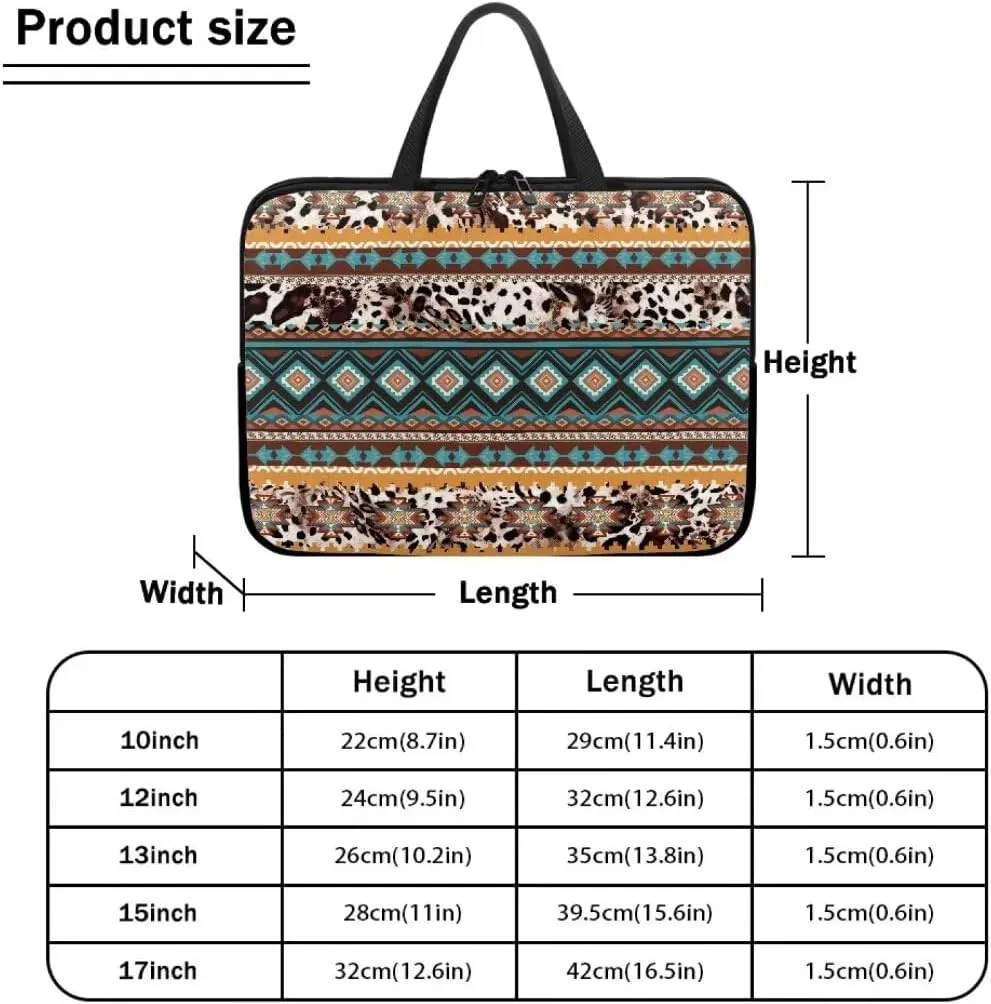 Kuiaobaty Protective Laptop Sleeve 10-17 Inches Modern Laptop Briefcase for Women Men