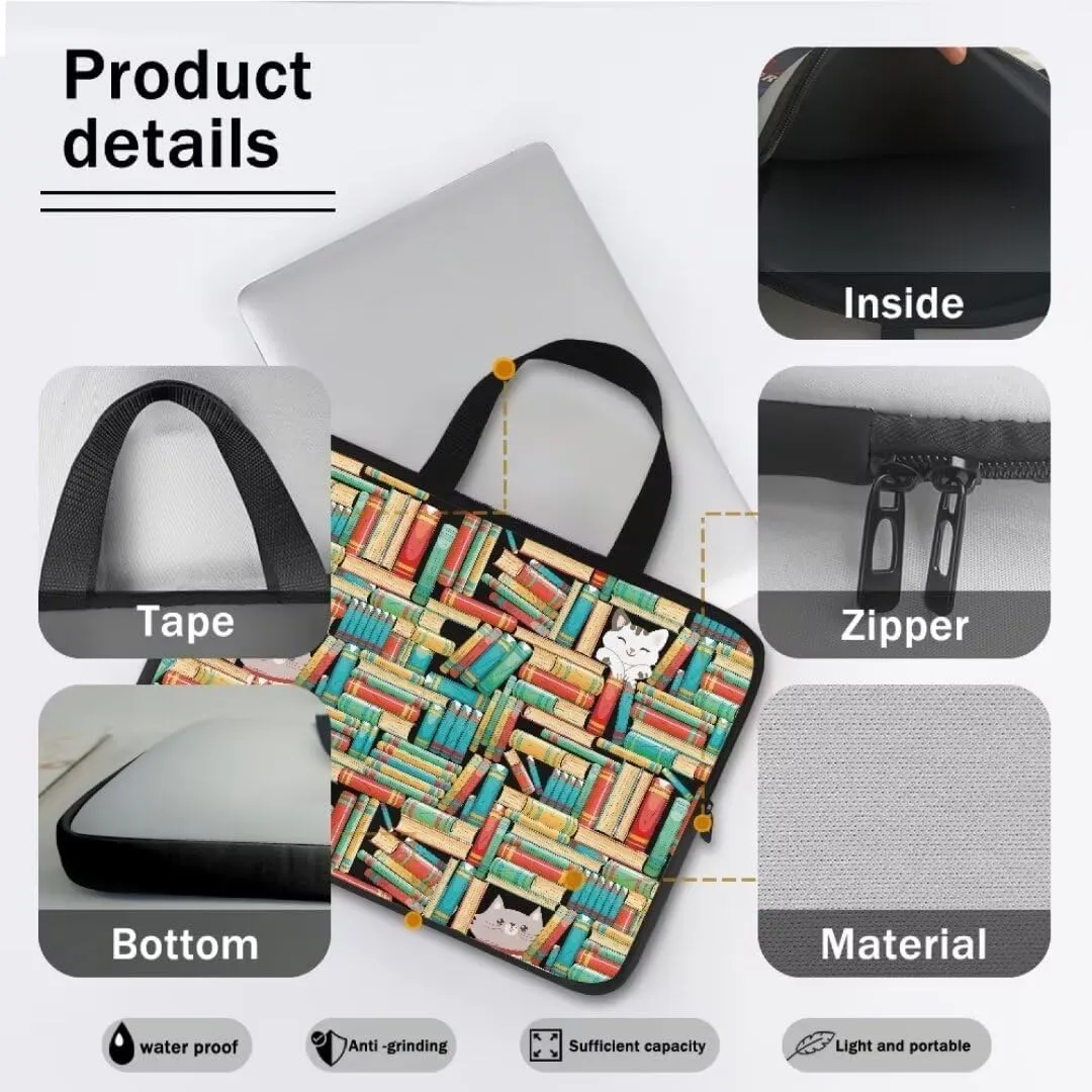 Kuiaobaty Protective Laptop Sleeve 10-17 Inches Modern Laptop Briefcase for Women Men