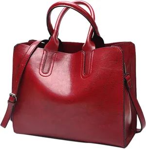 Ladies Shoulder Bag Fashion Solid Color Vintage Zipper Large Capacity Shoulder Handbag Handbags for Women (One Size)