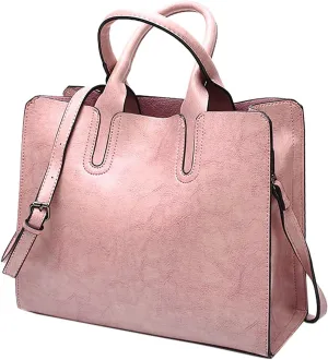 Ladies Shoulder Bag Fashion Solid Color Vintage Zipper Large Capacity Shoulder Handbag Handbags for Women (One Size)