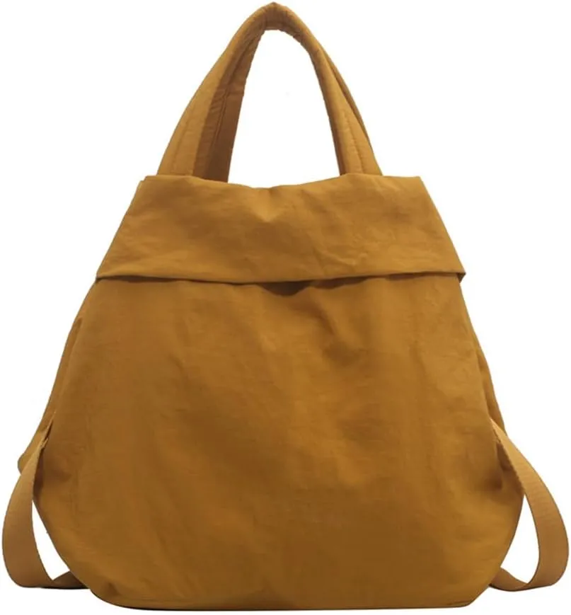 Large Nylon Crossbody Hobo Bags for Women Travel Tote Bags Trendy Shopping Bag Simple Shoulder Bags