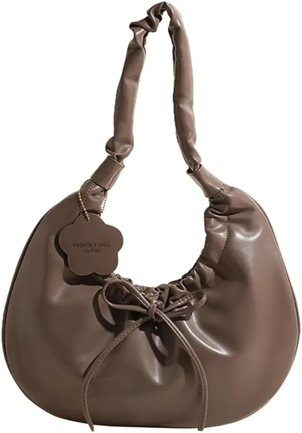 Leather Hobo Bags for Women Elegant Shoulder Bag Handbags Satchel Work Purses 2025