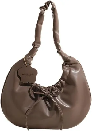 Leather Hobo Bags for Women Elegant Shoulder Bag Handbags Satchel Work Purses 2025
