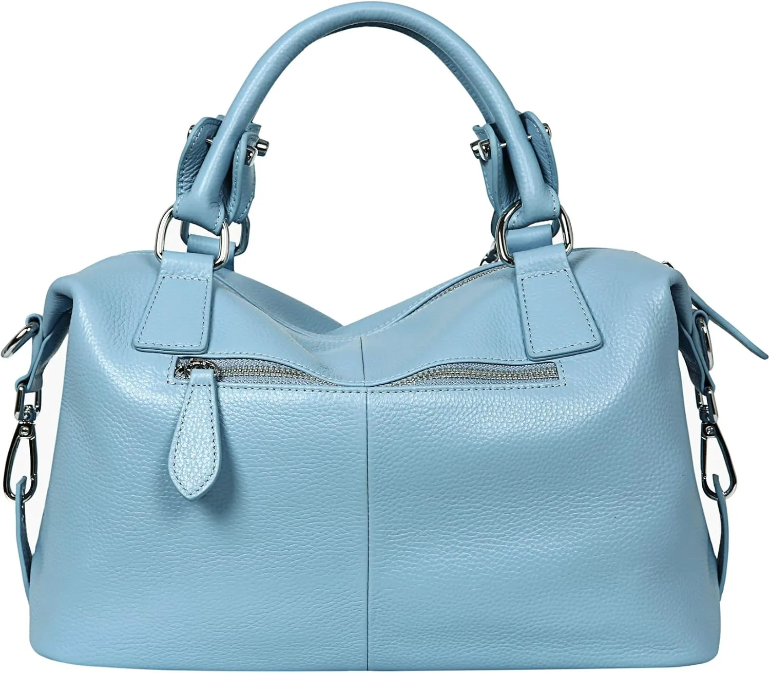 Leather Purses for Women Shoulder Handbags Satchel Bag Tote Bags Designer Crossbody Bag Hobo Purse (light Blue)