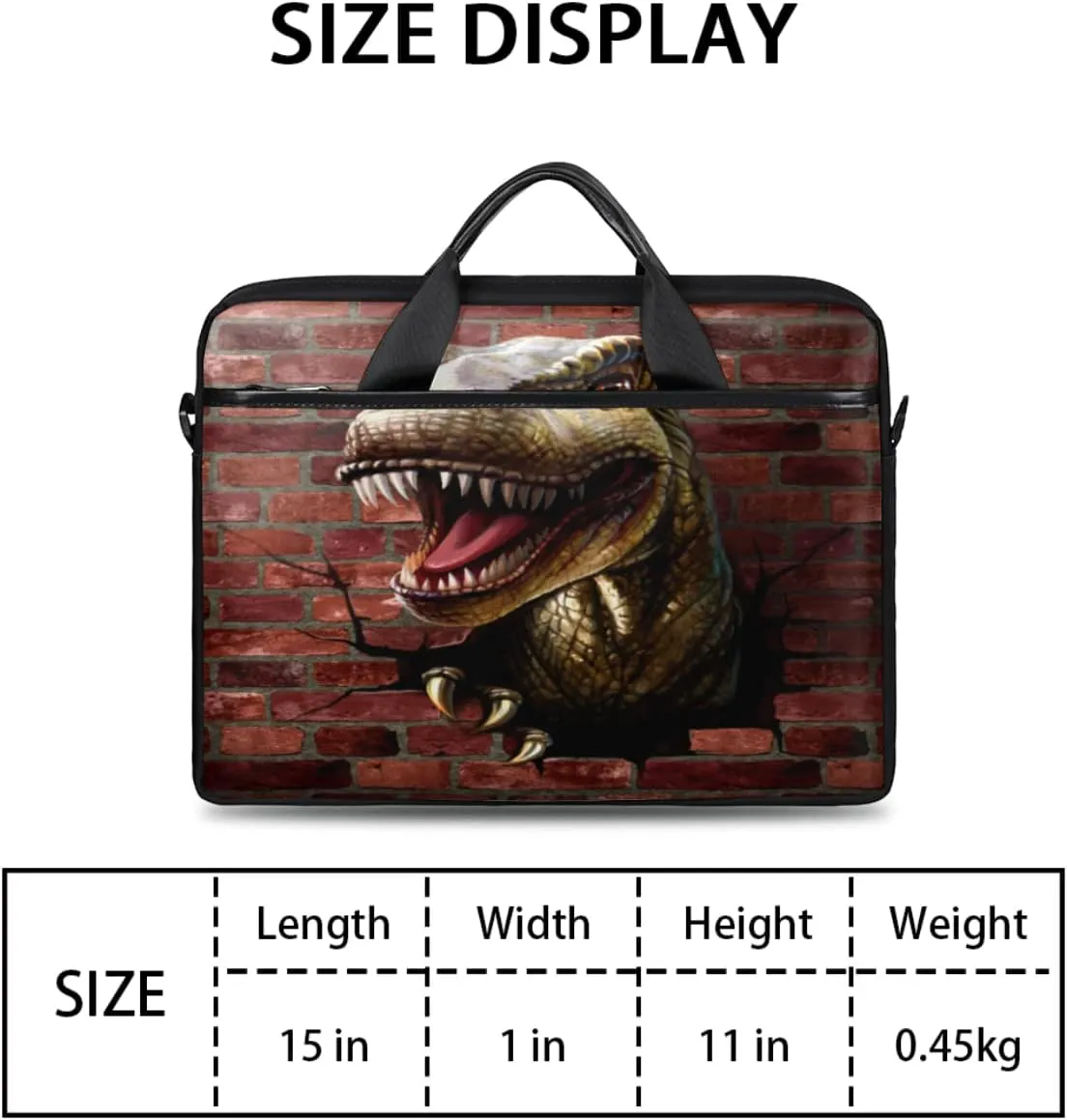 Light Blue Floral Flower Laptop Shoulder Messenger Bag Waterproof Laptop Briefcase with Handle and Padded Strap Case Sleeve