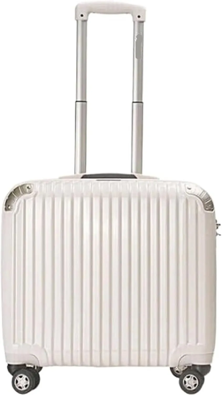 Light Suitcase Hardside Expandable Spinner Wheel ABS Luggage, TSA Locks PC Lightweight Suitcases Wheeled Luggage(B,16in)