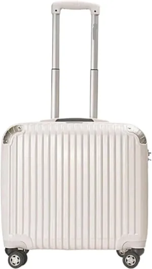 Light Suitcase Hardside Expandable Spinner Wheel ABS Luggage, TSA Locks PC Lightweight Suitcases Wheeled Luggage(B,16in)