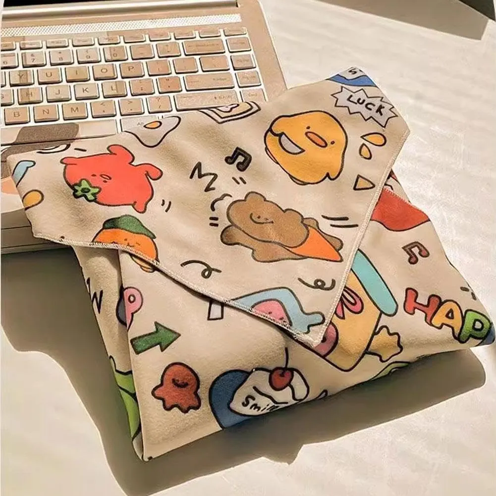 Magic Makeup Wrap, Self-Adhesive Magic Cloth Makeup Bag, Open Lay Flat Makeup Bag, Portable Cosmetic Bag, Multi-Functional Self-Adhesive Cloth Travel Makeup Bag for Lazy People (Beige 55cm)