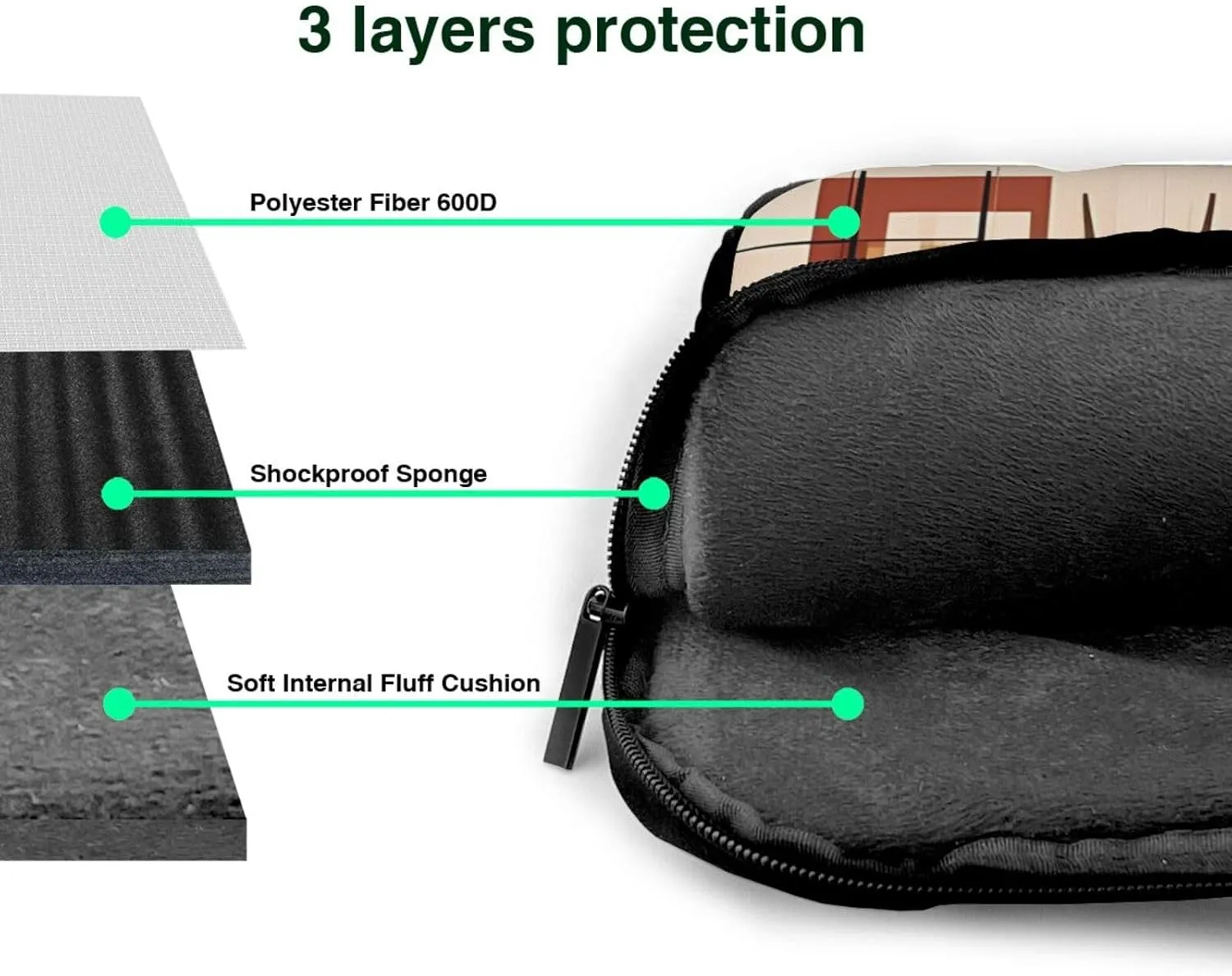 Mid Century Modern Laptop Tote Bag for Men Women Laptop Sleeve Shoulder Briefcase Messenger Computer Bag
