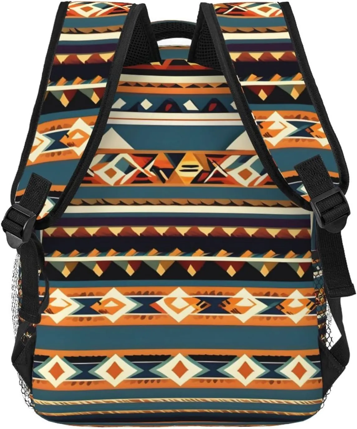 Native American Pattern Print Laptop Backpack Stylish Bookbag College Daypack Travel Business Work Bag For Men Women