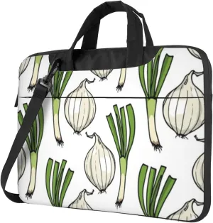 Onion Pattern Modern 13-15.6 Inch Laptop Bag For Man And Women, Computer Messenger Bag, Trendy Shoulder Strap Design