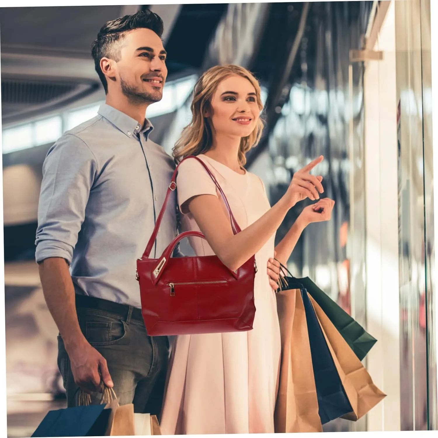 SAFIGLE Leather Crossbody Bag Sling Bag for Men Wax Shoulder Bag Trendy Bags for Women Cat Purse Crossbody Purse