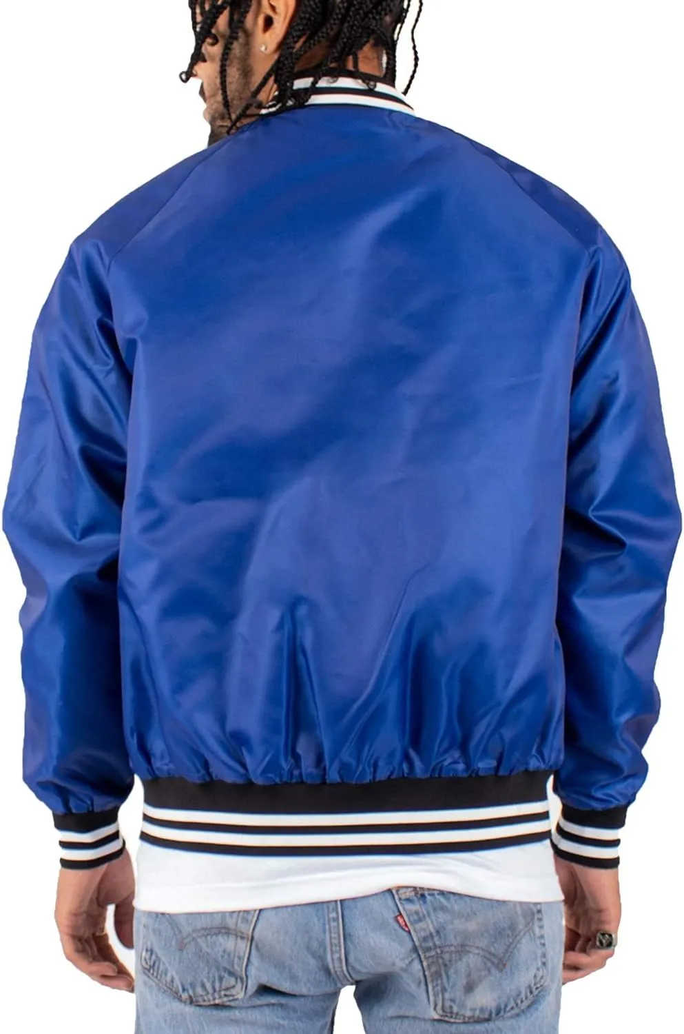 Shaka Wear Mens Bomber Jacket  Classic Padded Relaxed Fit Water Resistant College Baseball Varsity Coat S-3XL