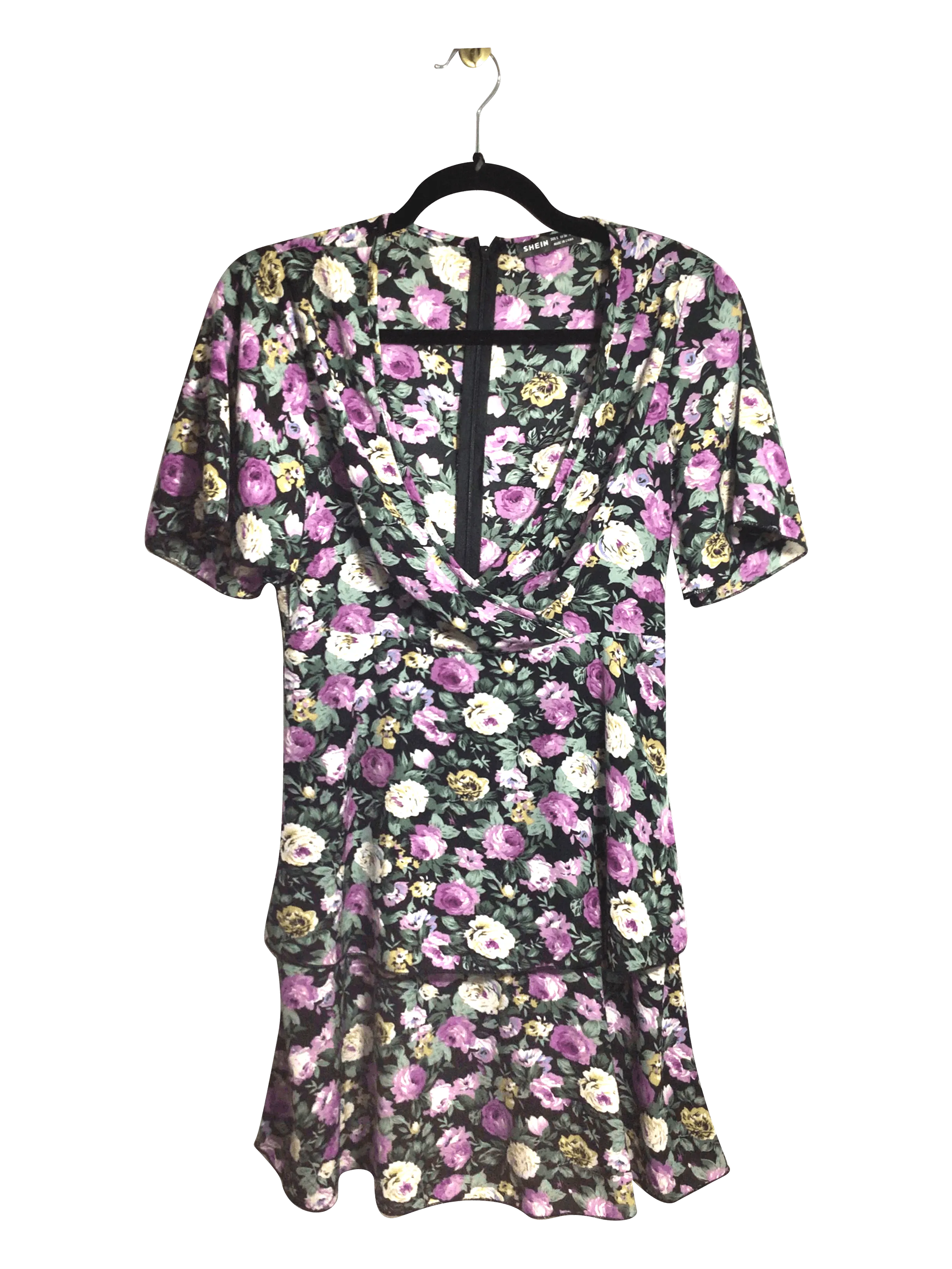 SHEIN Women Shift Dresses Regular fit in Purple - S