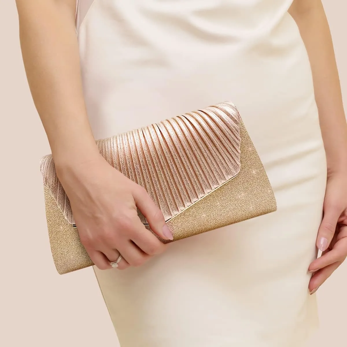 Shining Clutch Purses for Women Chic Shiny Evening Handbag Evening Clutch Bag with Chain for Prom Wedding Party 2025