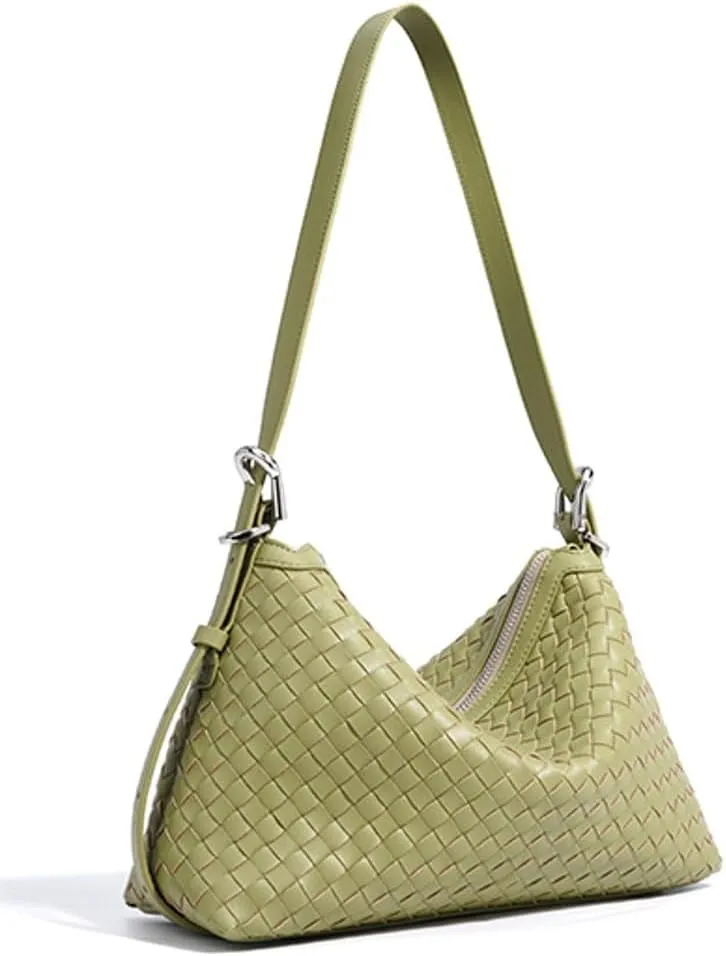 Shoulder Handbags for Women Woven Leather Crossbody Bags 2025 Woven Tote Purse Underarm Handbag Chic Beach Bag Satchel Purses