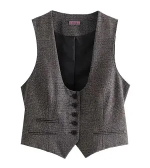 SINGLE BREASTED WAISTCOAT