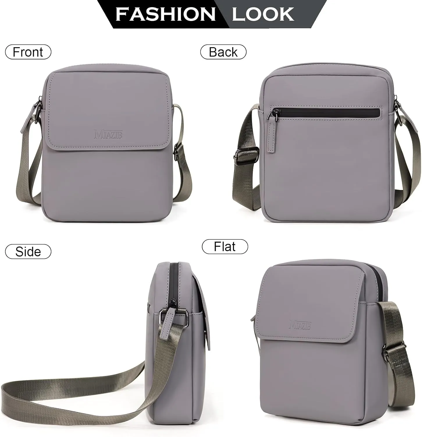 Small Crossbody Bag for Men & Women Messenger Shoulder Bags Crossbody Satchel Bag Men's Side Bags Over the Shoulder