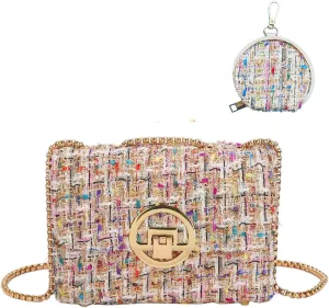 Small Shoulder Bag for Women Trendy Ladies Crossbody Bag with Chain Designer Purses Handbag Clutch Evening Bags