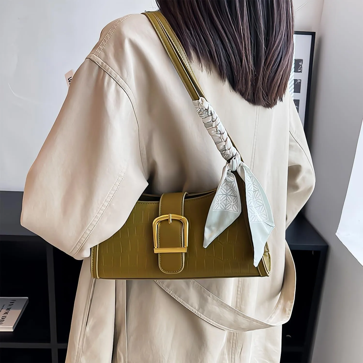 Small Shoulder Bags for Women Chic Purse Premium Leather Hobo Handbag Stylish
