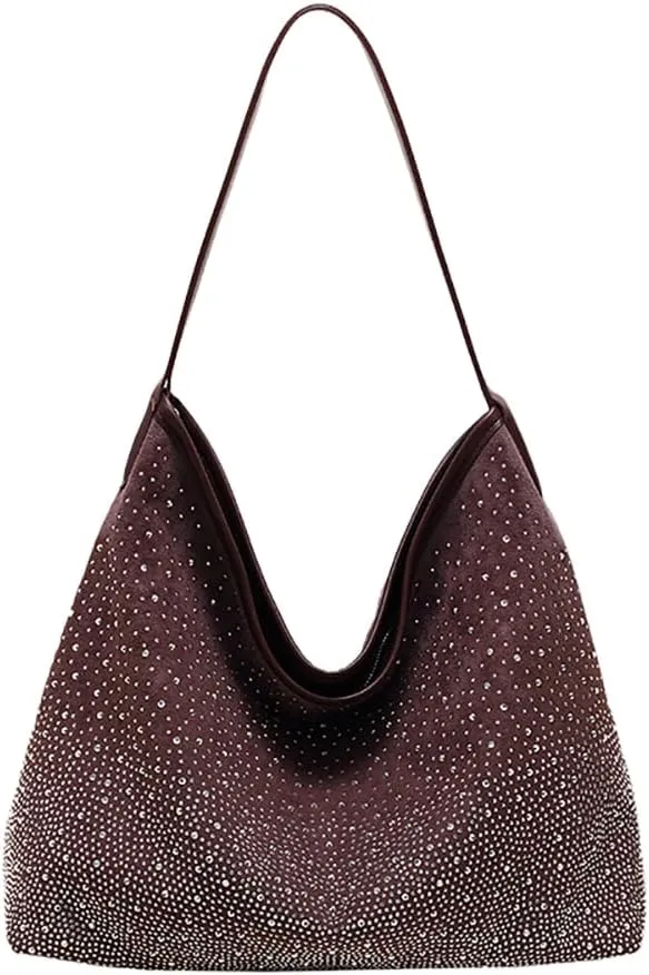 Stylish Diamond Tote Bag for Women Large Capacity Shoulder Bag Hobo Bag Satchel Purse Shopping Bag Work Bag