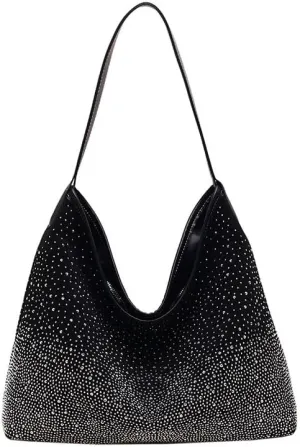 Stylish Diamond Tote Bag for Women Large Capacity Shoulder Bag Hobo Bag Satchel Purse Shopping Bag Work Bag