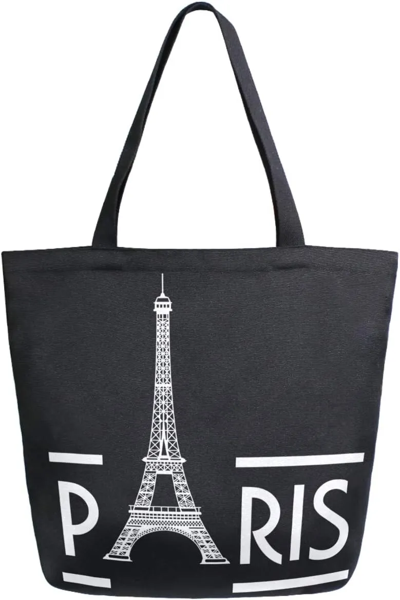 Stylish Funny Pattern Extra Large Shoulder Tote Bag for Beach Travel Weekender Gym Grocery Shopping