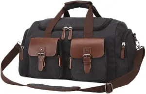 Stylish Garment Duffle Bag for Business Leisure Travel Weekender Overnight Waterproof Waxed Canvas