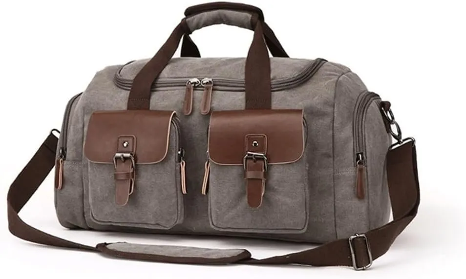 Stylish Garment Duffle Bag for Business Leisure Travel Weekender Overnight Waterproof Waxed Canvas