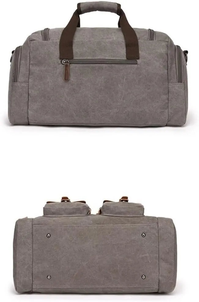 Stylish Garment Duffle Bag for Business Leisure Travel Weekender Overnight Waterproof Waxed Canvas