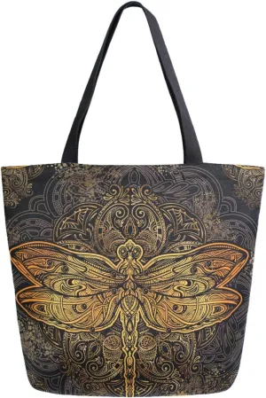 Stylish Print Extra Large Shoulder Tote Bag for Beach Travel Weekender Gym Grocery Shopping
