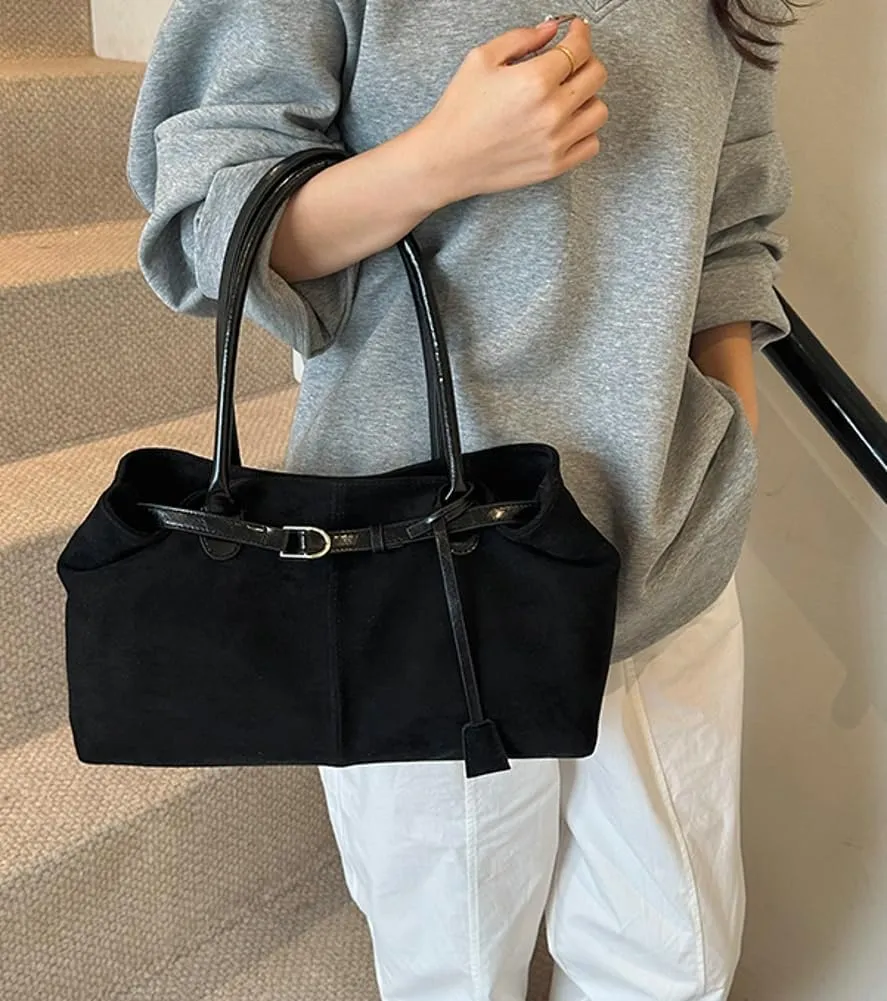 Suede Shoulder Bags for Women - Stylish Work Satchel and Purse - Dating, Shopping 2024
