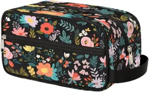 Toiletry Bag for Boys Man Art Painting Flower Field,Travel Toiletry Bag for Woman Comestic Makeup Bag,Waterproof Shaving Bag for Toiletries Accessories Travel Essentials